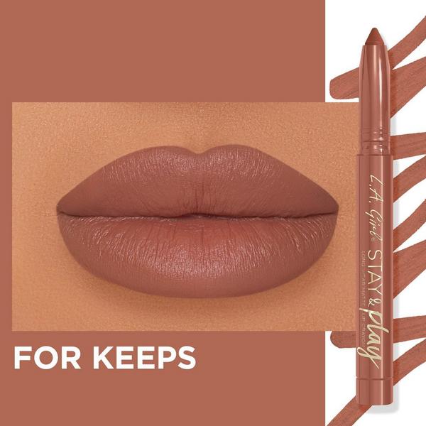L.A. Girl Stay & Play Long Wear Matte Lip Crayon #4