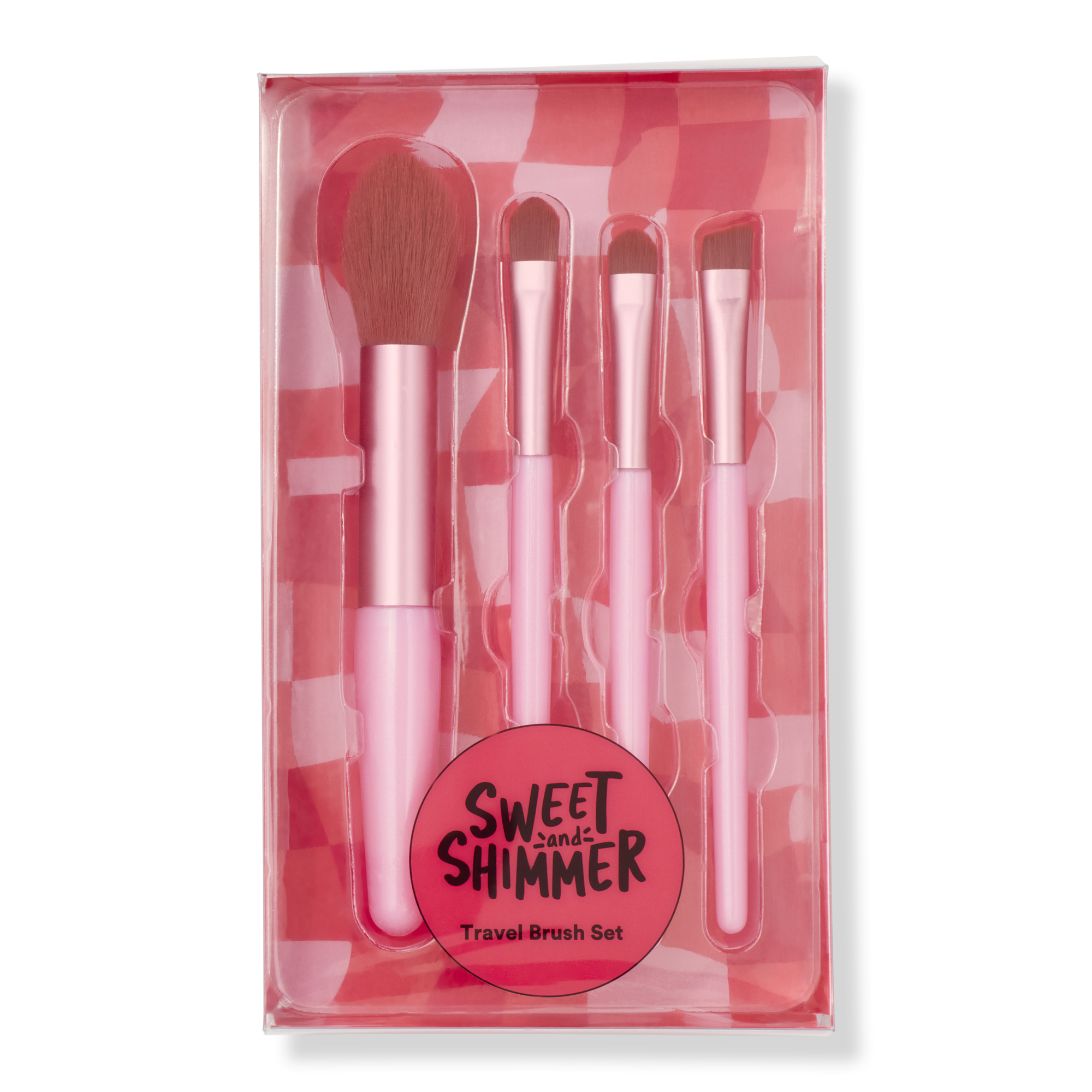 Sweet & Shimmer Travel Makeup Brush Set #1