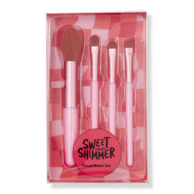 Sweet & Shimmer Travel Makeup Brush Set