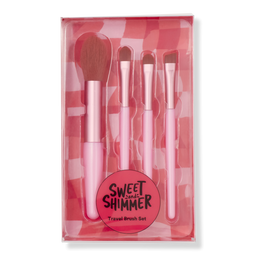 Sweet & Shimmer Travel Makeup Brush Set