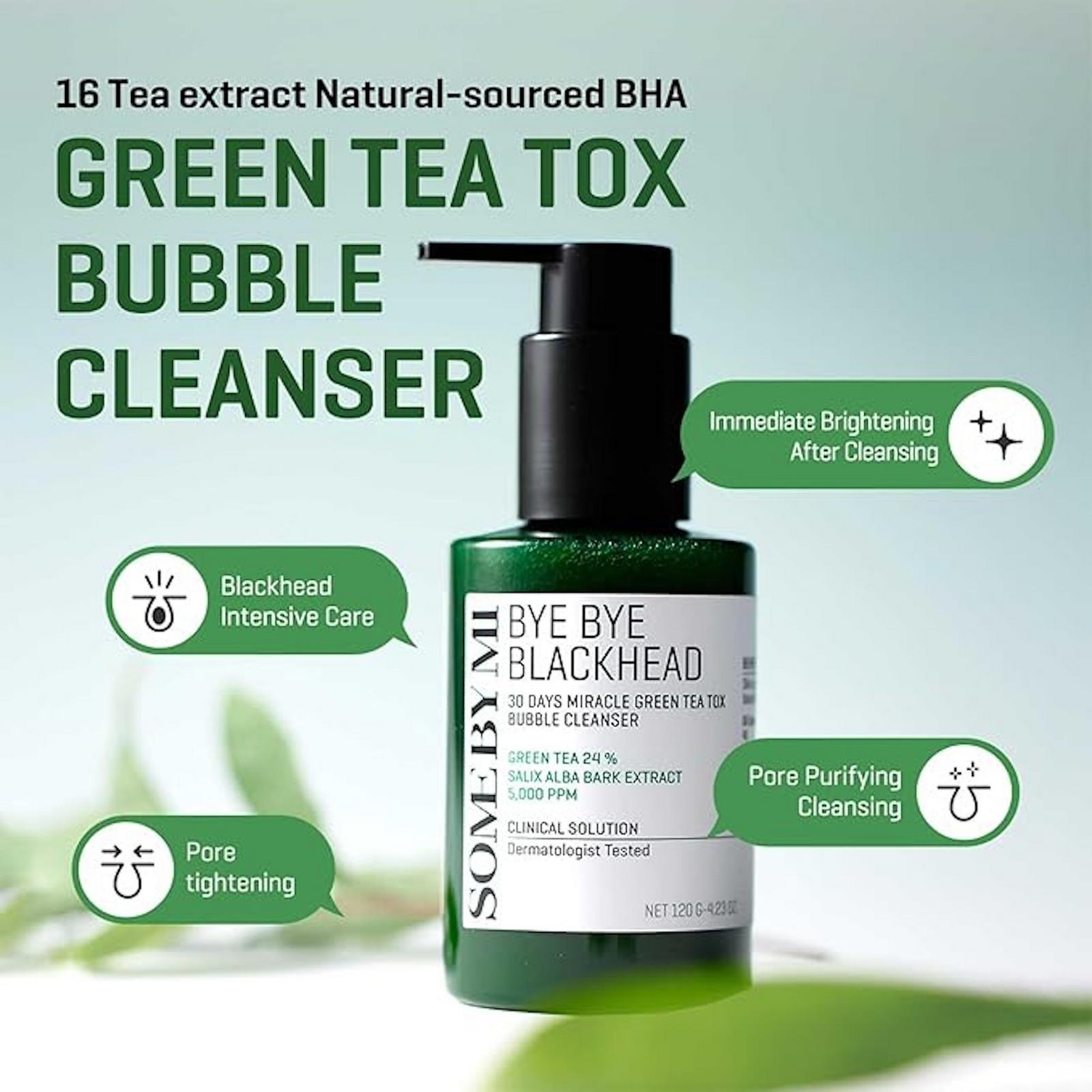 Bye Bye Blackhead Green Tea Tox Bubble Cleanser