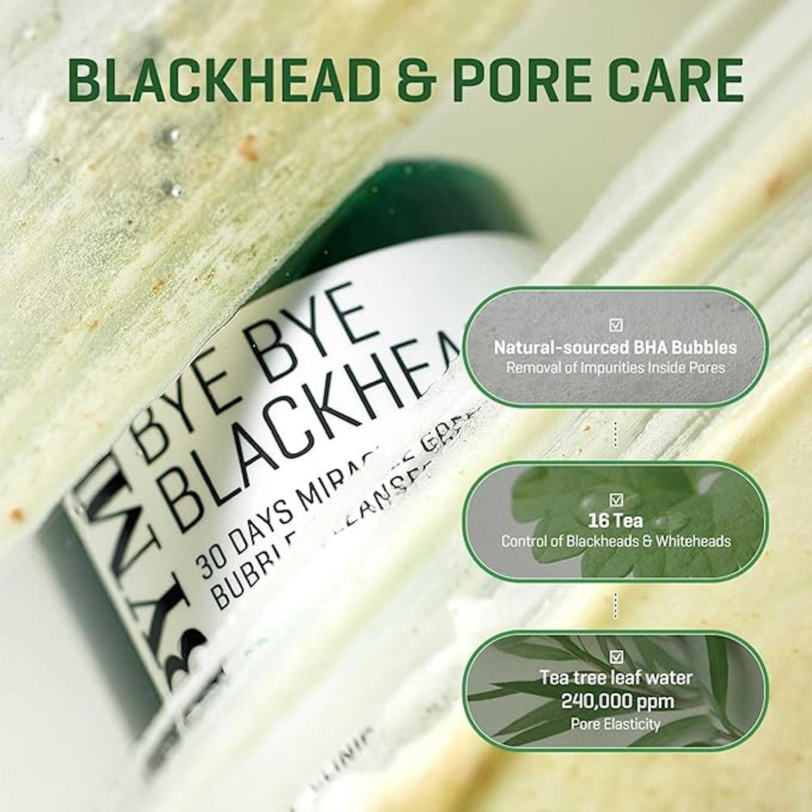 Bye Bye Blackhead Green Tea Tox Bubble Cleanser