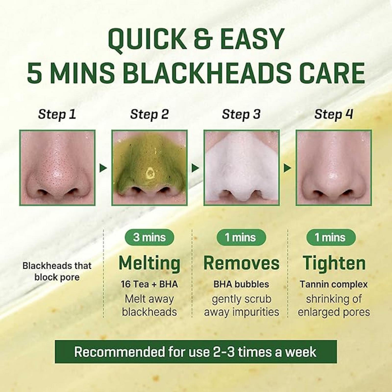 Bye Bye Blackhead Green Tea Tox Bubble Cleanser