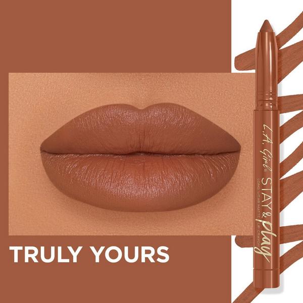 L.A. Girl Stay & Play Long Wear Matte Lip Crayon #4
