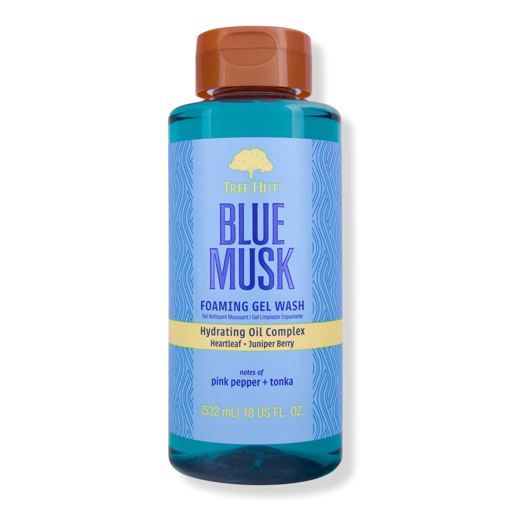 Tree Hut Foaming Gel Body Wash - Blue Musk