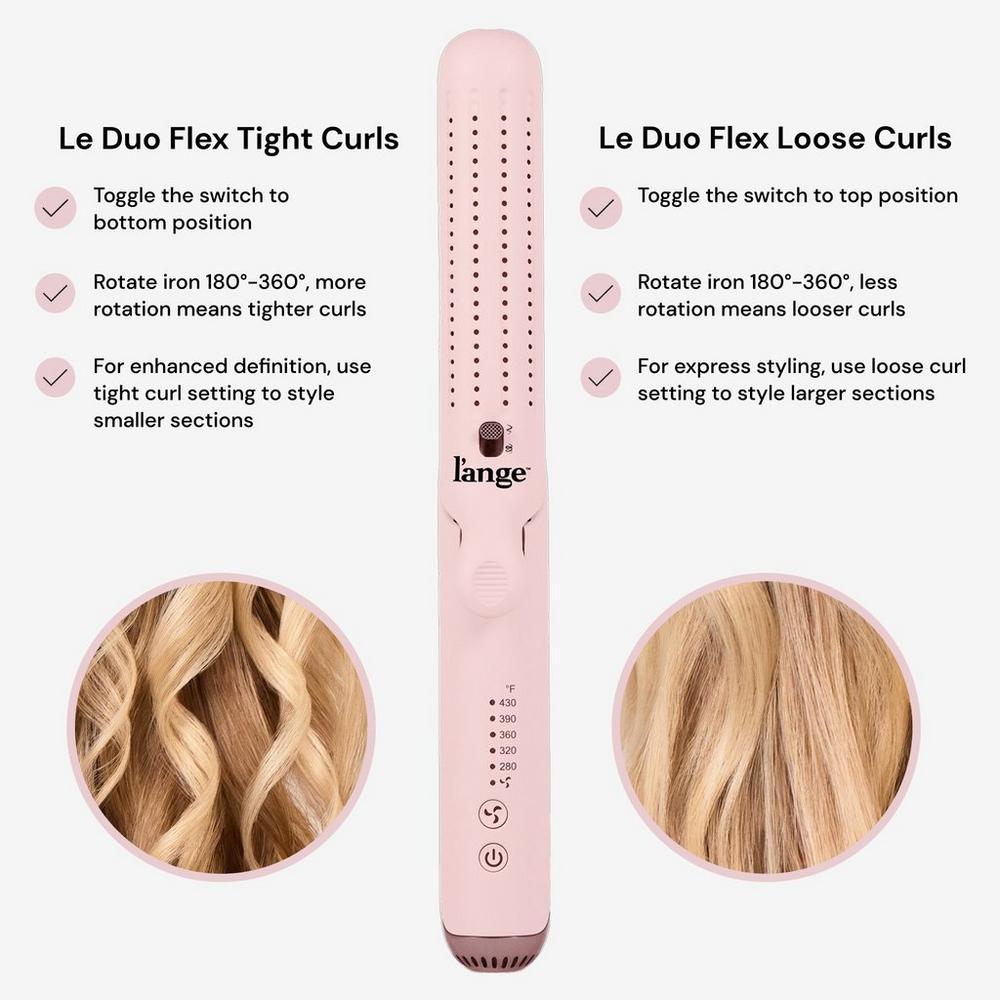 Le Duo Flex 360° Airflow Titanium Styler - Blush
