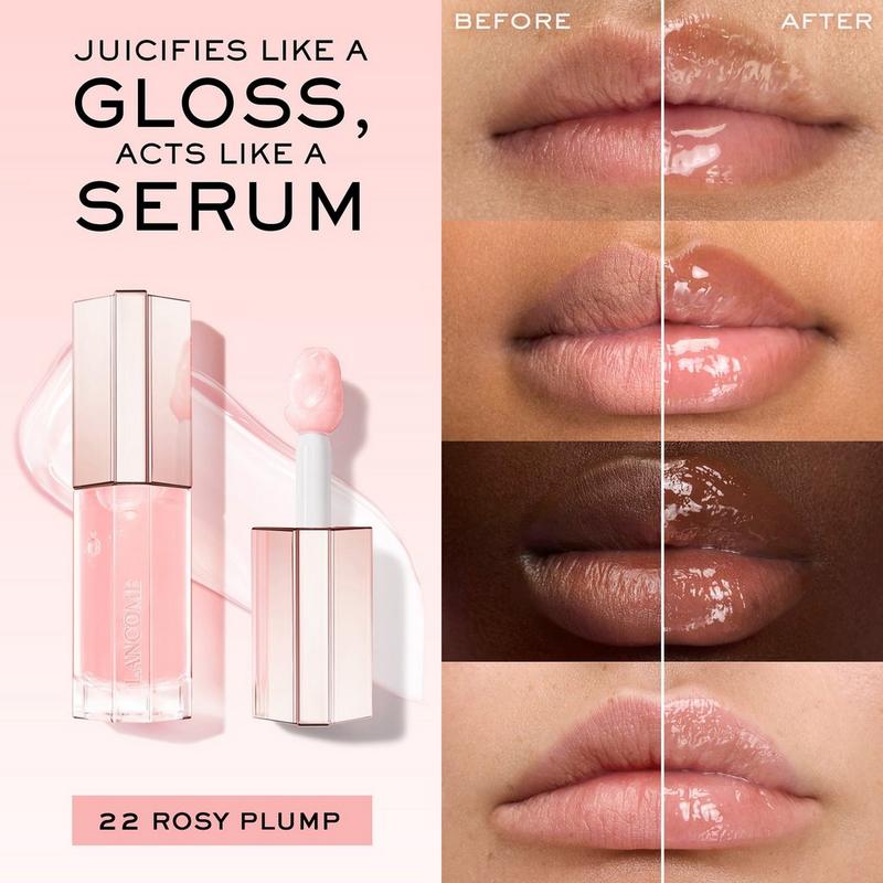 Lancôme - 22 Rosy Plump Lip Idôle JuicyTreat Oil-in-Gloss | Ulta