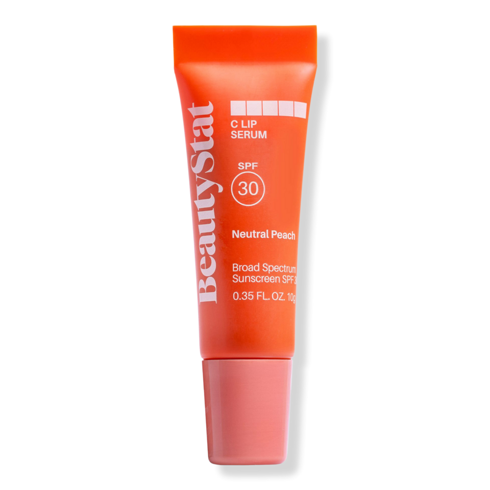 Beautystat Cosmetics C Lip Serum Spf 30 - Neutral Peach In Orange