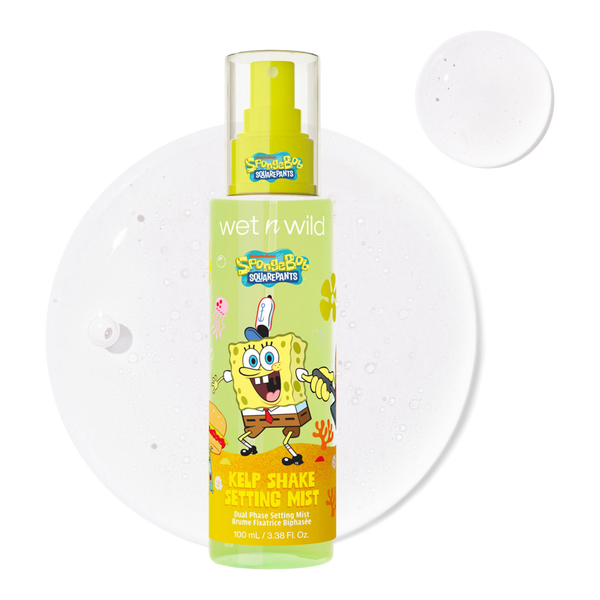 Wet n Wild SpongeBob SquarePants Kelp Shake Dual Phase Dewy Setting Mist #4