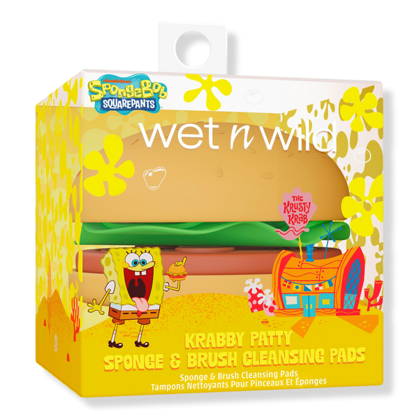 Wet n Wild SpongeBob SquarePants Krabby Patty Sponge & Brush Cleansing Pads #1