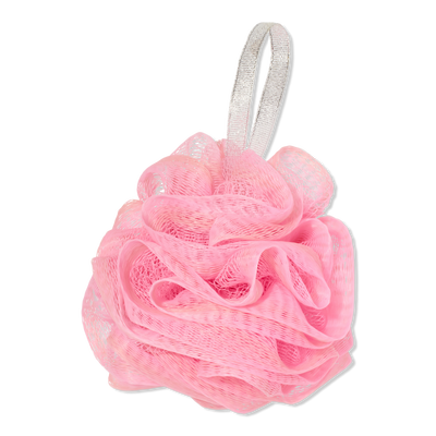 Sweet & Shimmer Shower Pouf Pink