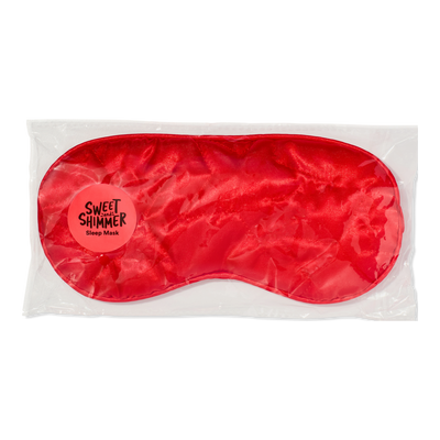 Sweet & Shimmer Satin Sleep Mask