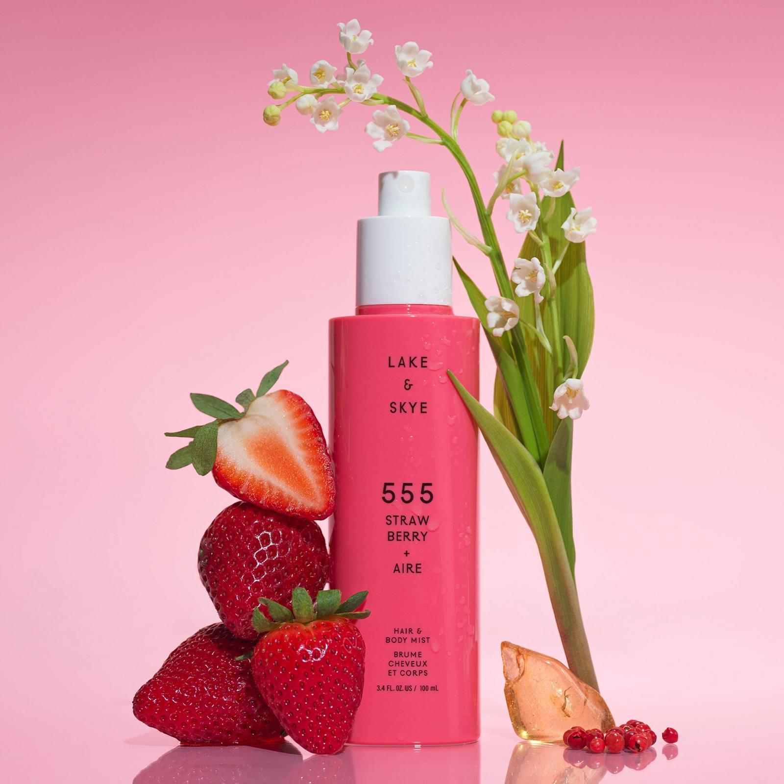 555 Strawberry + Aire Hair & Body Mist
