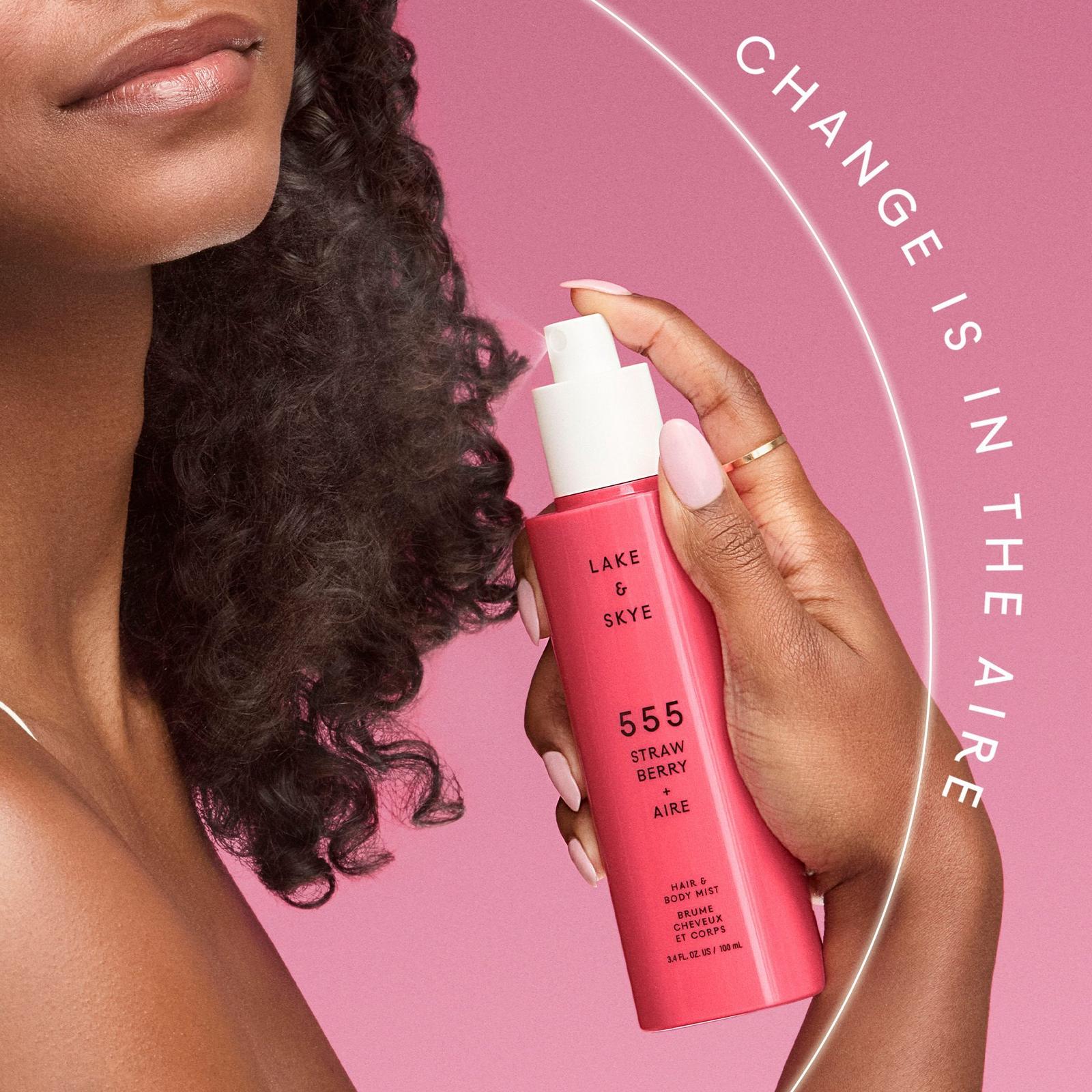 555 Strawberry + Aire Hair & Body Mist