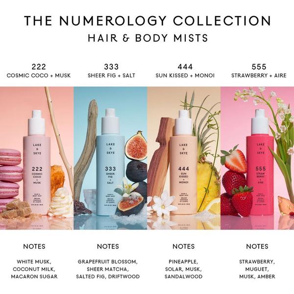 Lake & Skye The Numerology Collection 555, Strawberry + Aire Hair & Body Mist #7