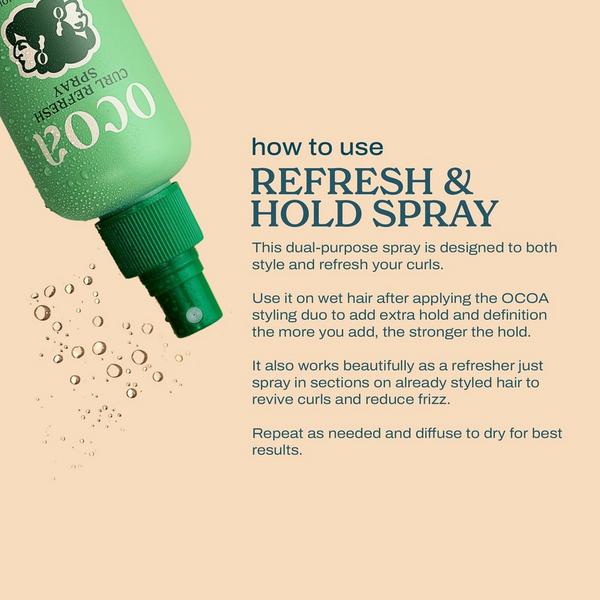 OCOA Curl Refresh + Hold Spray #4