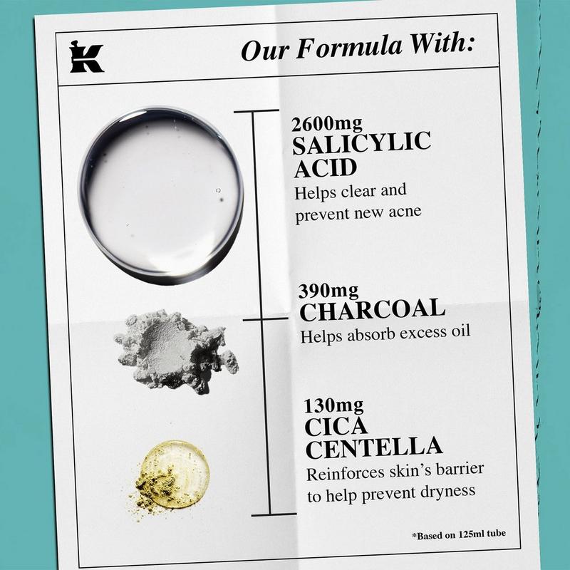 フェイスジェル・ゲル coquelicot Kiehl's Since 1851 - Acne-Treating Cleansing Paste | Ulta Beauty