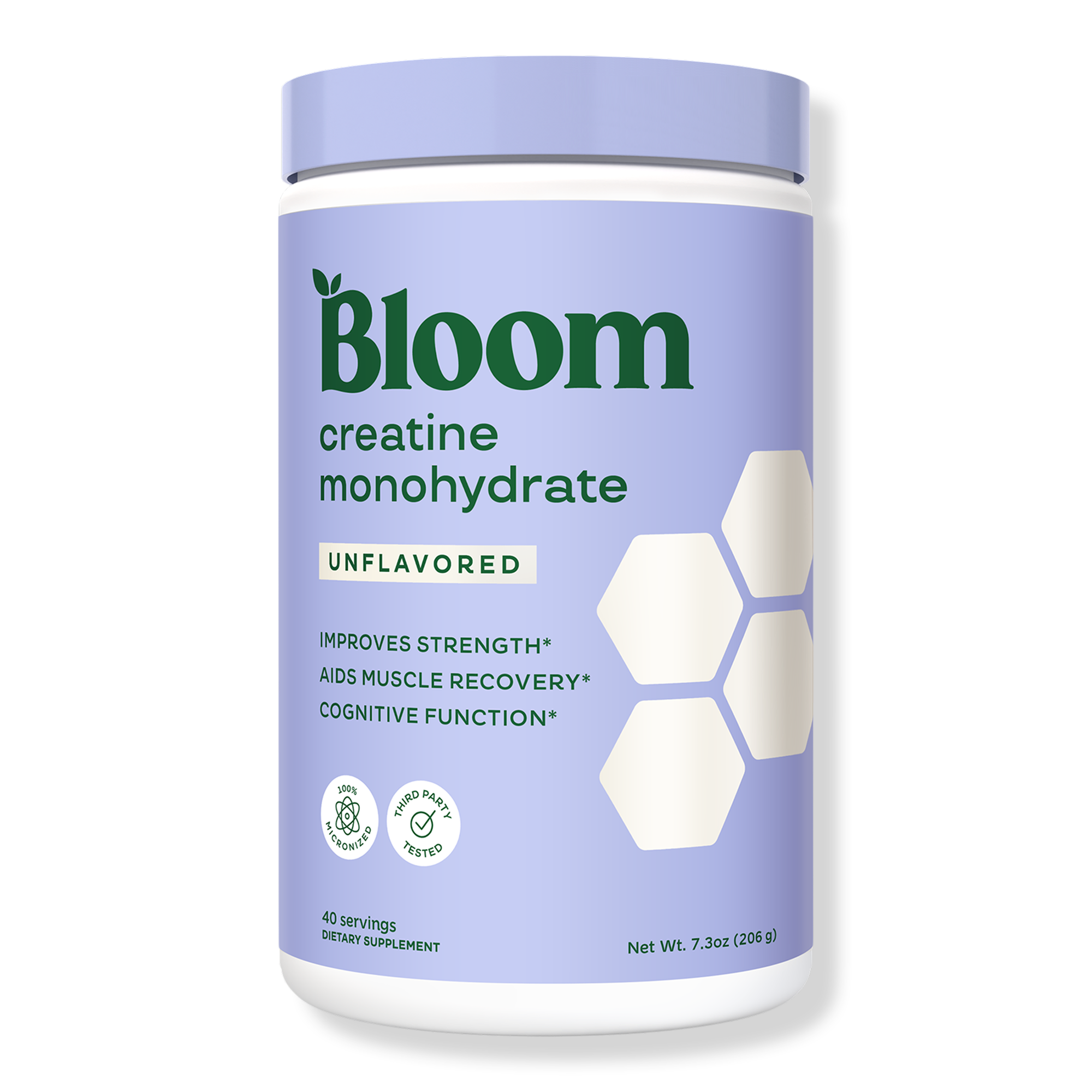 Bloom Creatine Monohydrate Unflavored Supplement Powder #1