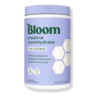 Bloom Creatine Monohydrate Unflavored Supplement Powder