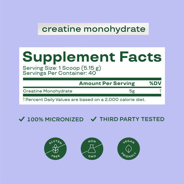 Bloom Creatine Monohydrate Unflavored Supplement Powder #3