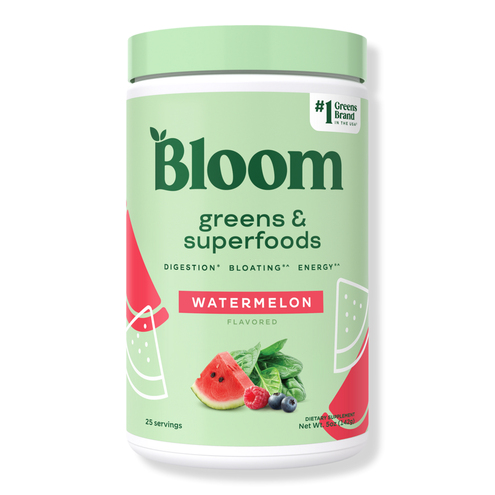 Bloom Greens And Superfoods Powder - Watermelon