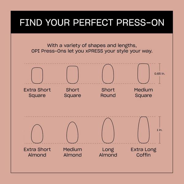 OPI xPRESS/ON French Tip Press On Nails #7