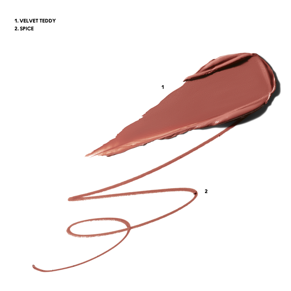M·A·Cximal Matte Duo Lipstick + Pencil - VELVET TEDDY/SPICE