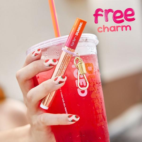 Tarte tarte x Dunkin' Maracuja Juicy Shimmer Glass Lip Plump + Free Charm #6