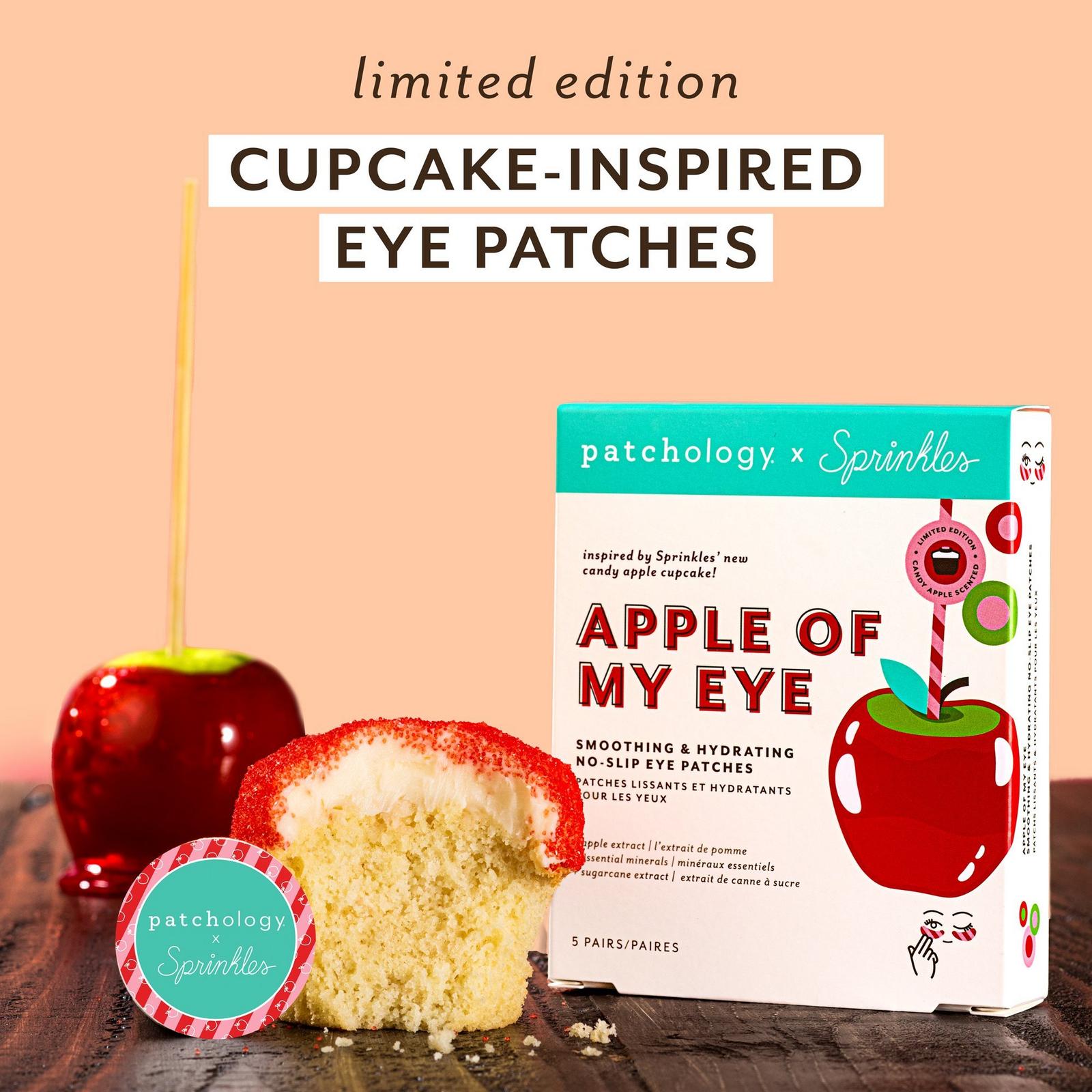 Patchology x Sprinkles Apple Of My Eye Smoothing & Hydrating No-Slip Eye Patches