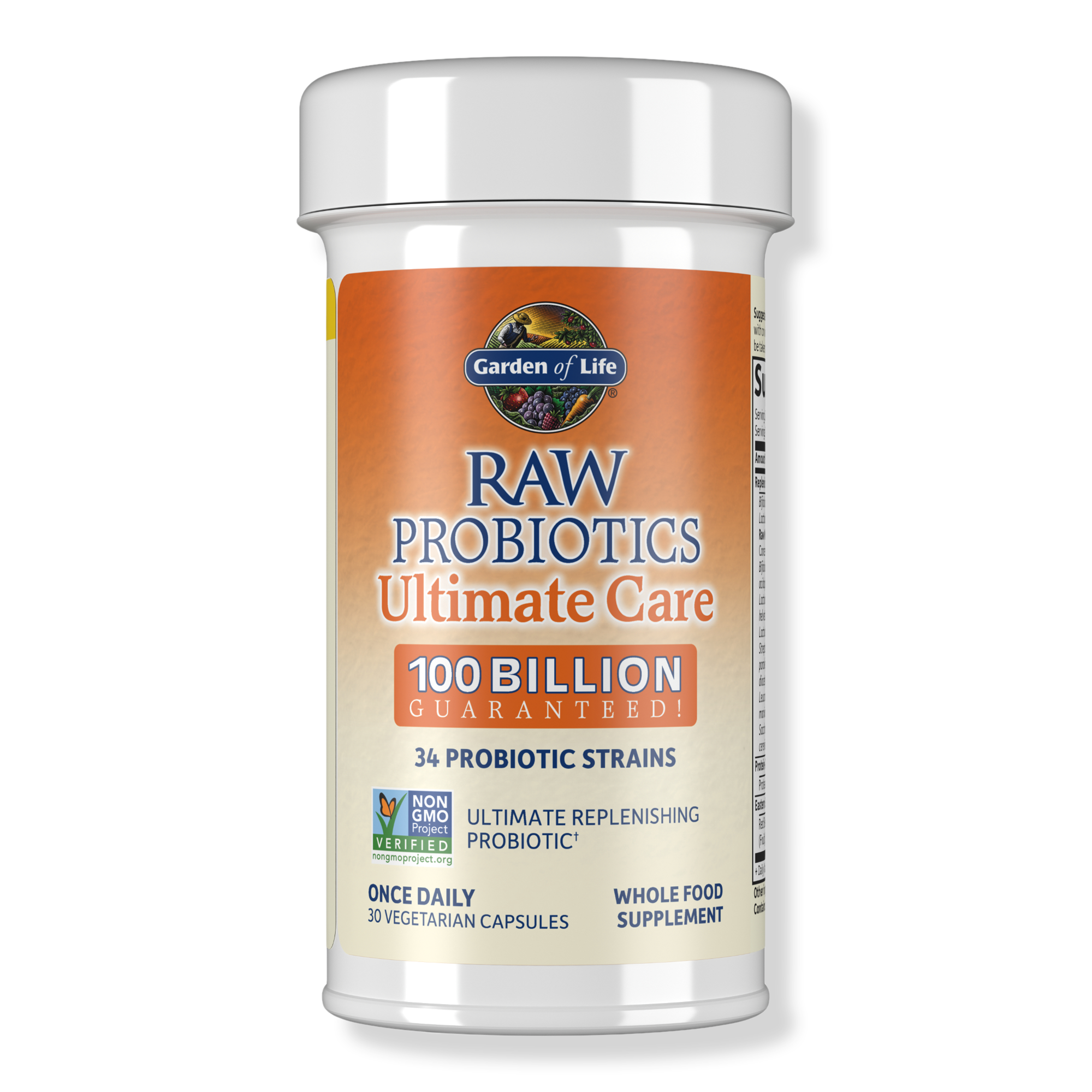 Garden of Life Raw Probiotics Ultimate Care Shelf-Stable Capsules #1