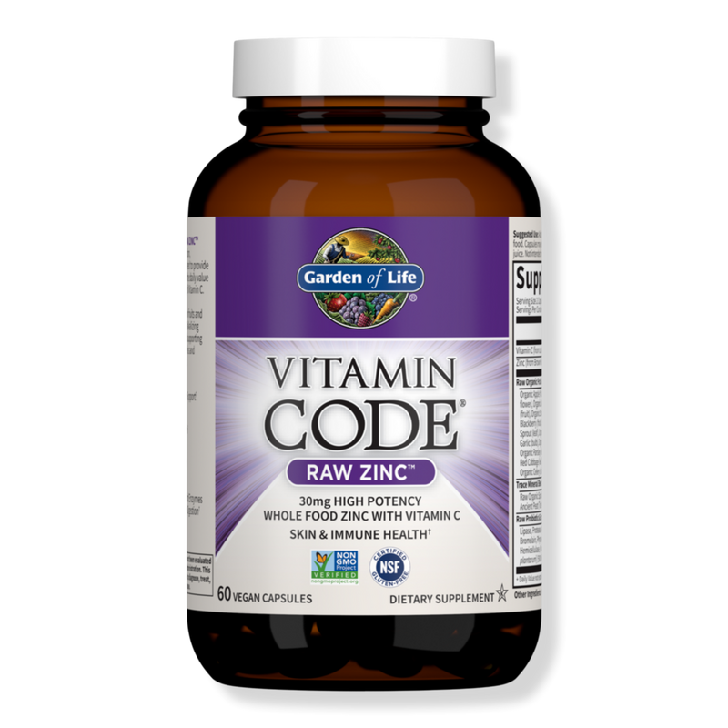 Vitamin Code Raw Zinc Capsules