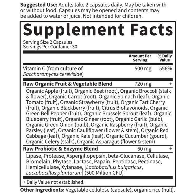 lipase vitamin c Concentrate HP - 90 Capsules Lipase - High Potency Enzymes