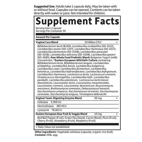 Garden of Life Raw Probiotics Vaginal Care Shelf-Stable Capsules #5