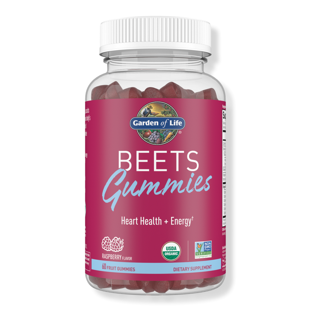 Garden Of Life Organic Beets Gummies Raspberry Flavored