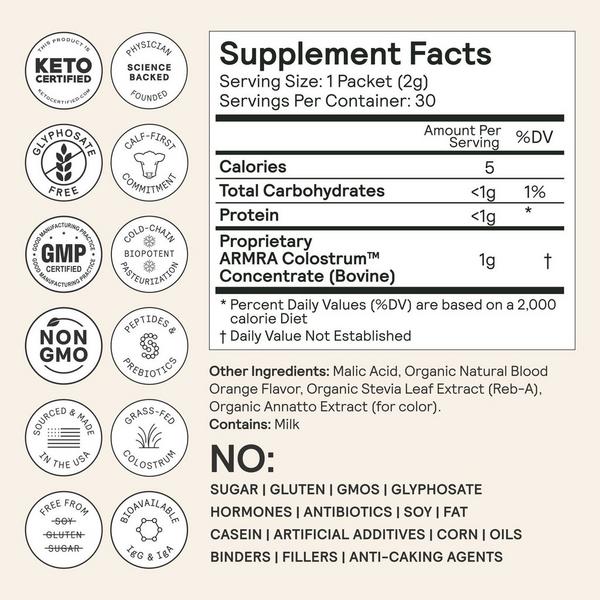 ARMRA Colostrum Health Revival Travel Sticks #3