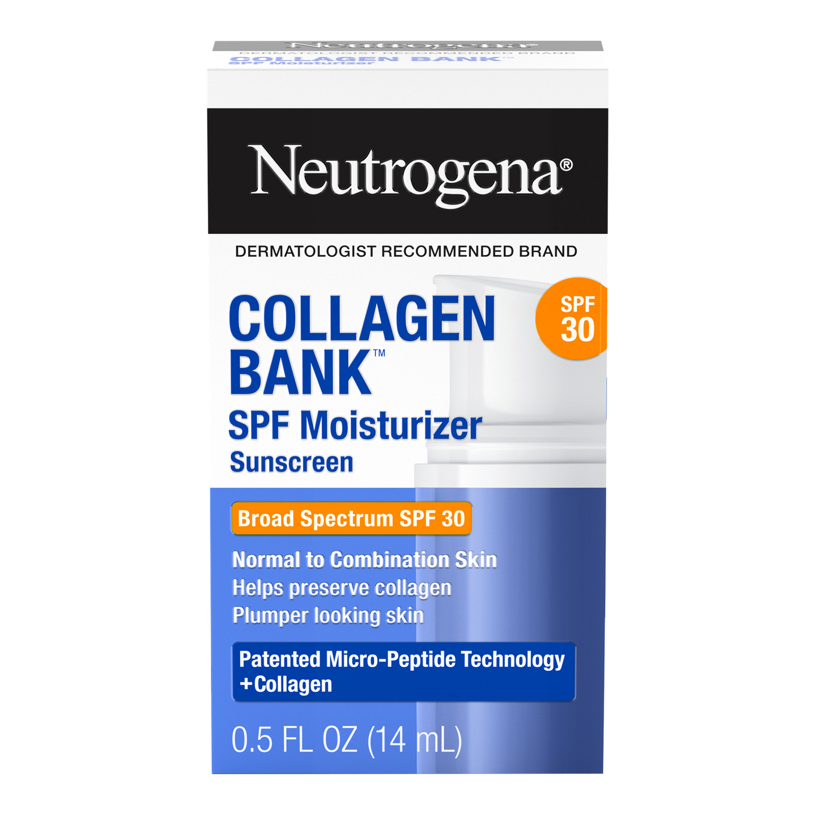 Collagen Bank Daily Face Moisturizer with SPF 30 - 0.5 oz