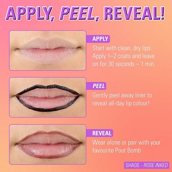 Revolution Beauty Lip Shift Ink Peel Off Lipliner Stain #5