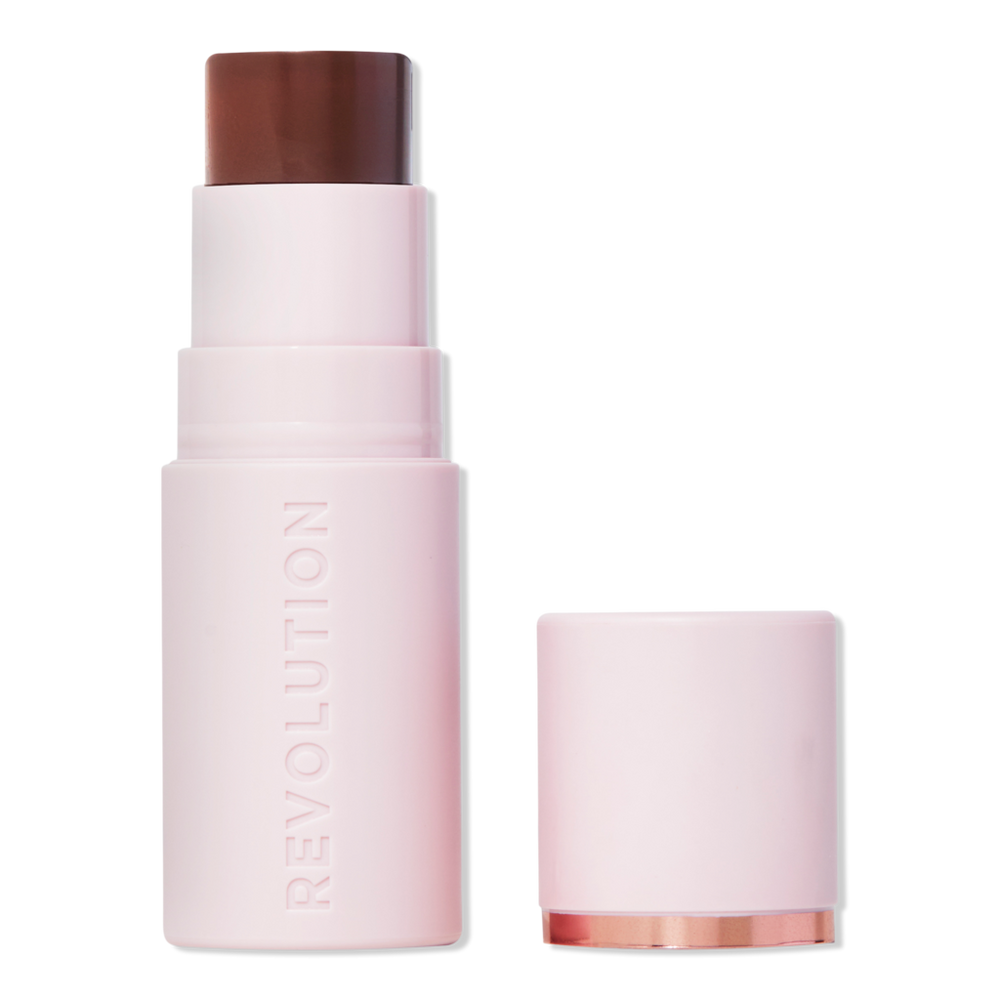 Revolution Beauty Skin Silk Bronzer Stick - Dark Cocoa In Brown