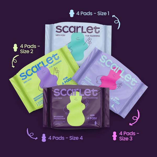 Scarlet by RedDrop Mixed Pads #5