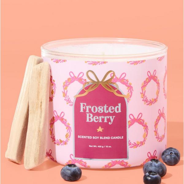 ULTA Beauty Collection Frosted Berry 3-Wick Scented Candle #3