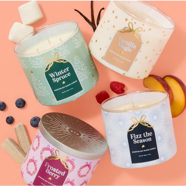 ULTA Beauty Collection Fizz The Season 3-Wick Scented Candle #4