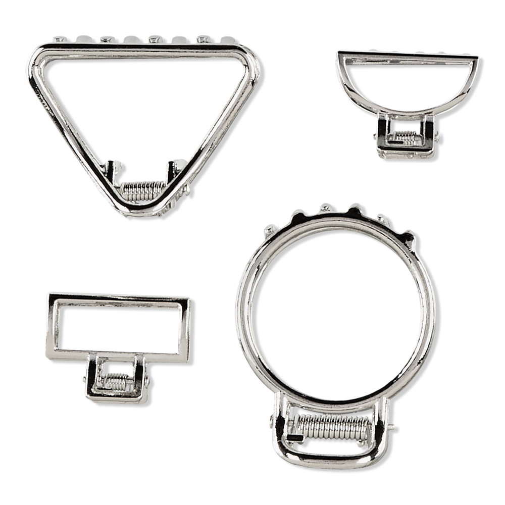 Primp Mixed Metal Claw Clips