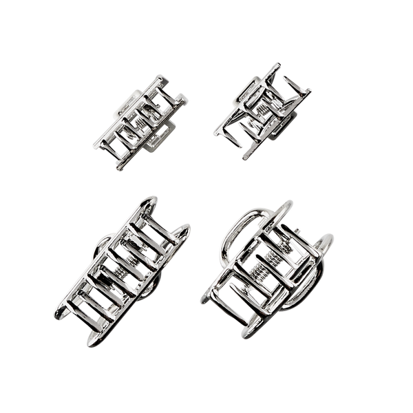 Scünci Primp Mixed Metal Claw Clips #3