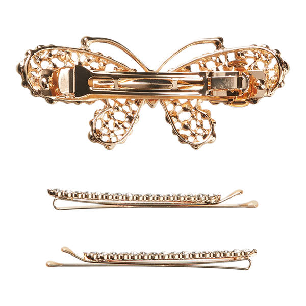 Scünci Elite Barrette and Bobby Pin 3 Piece Set #3