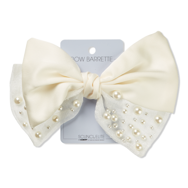 Scünci Elite Pearl Bow Barrette #1