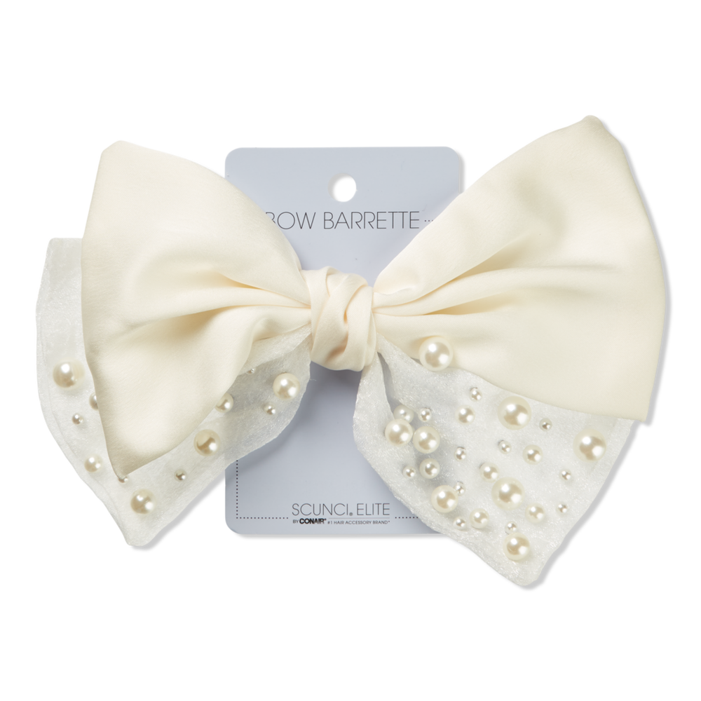Scunci Elite Pearl Bow Barrette