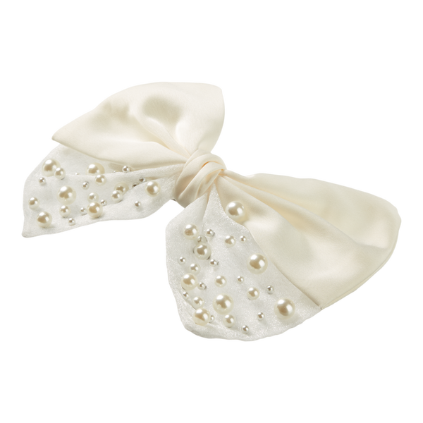 Scünci Elite Pearl Bow Barrette #3