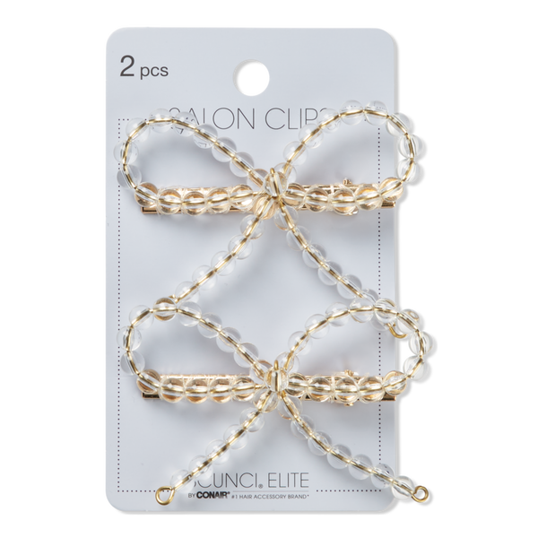 Scünci Elite 6 cm Bow Salon Clips #1