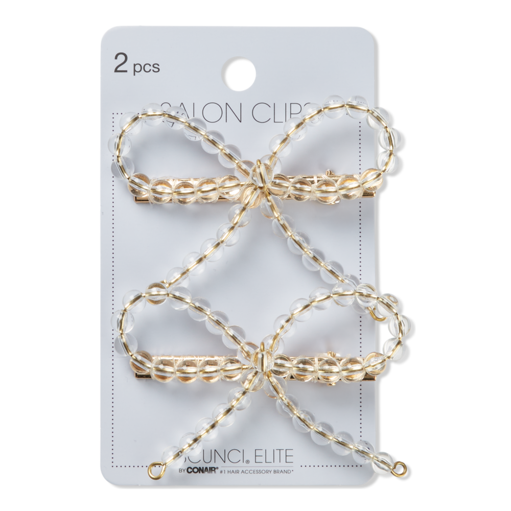 Scunci Elite 6 cm Bow Salon Clips