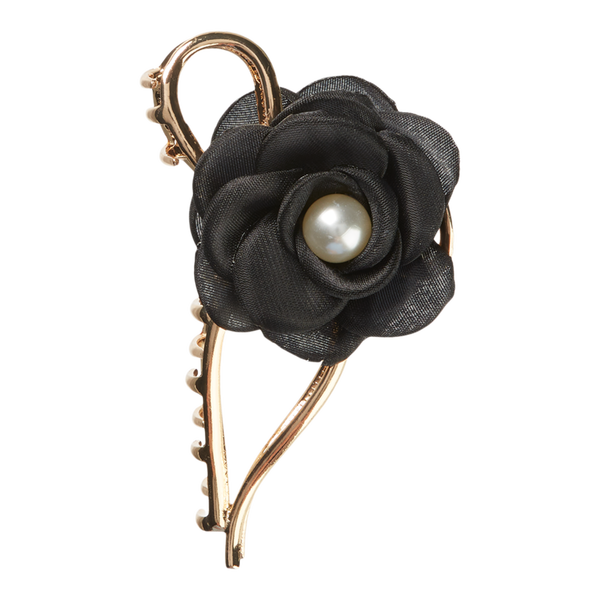 Scünci Elite Gold/Black Rosette Claw Clip #2